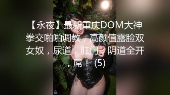 【永夜】最新重庆DOM大神拳交啪啪调教，高颜值露脸双女奴，尿道，肛门，阴道全开，屌！ (5)