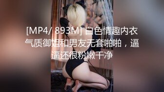 [MP4/ 893M] 白色情趣内衣气质御姐和男友无套啪啪，逼逼还很粉嫩干净