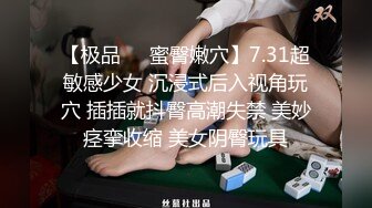 【极品❤️蜜臀嫩穴】7.31超敏感少女 沉浸式后入视角玩穴 插插就抖臀高潮失禁 美妙痉挛收缩 美女阴臀玩具