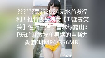 ??????最新2024无水首发福利！推特极品浪女【TJ淫妻笑笑】性福生活，喜欢绿露出3P玩的开放被单男操的声嘶力竭浪叫[MP4/356MB]