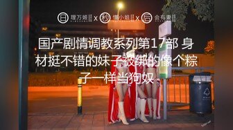 国产剧情调教系列第17部 身材挺不错的妹子被绑的像个粽子一样当狗奴