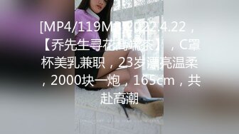 [MP4/119MB]2022.4.22，【乔先生寻花高端茶】，C罩杯美乳兼职，23岁漂亮温柔，2000块一炮，165cm，共赴高潮