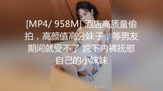 [MP4/ 958M] 酒店高质量偷拍，高颜值高分妹子，等男友期间就受不了 脱下内裤抚慰自己的小妹妹