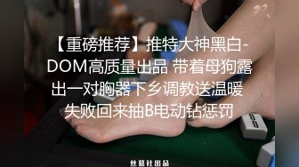 【重磅推荐】推特大神黑白-DOM高质量出品 带着母狗露出一对胸器下乡调教送温暖 失败回来抽B电动钻惩罚