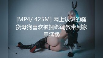 [MP4/ 425M] 网上认识的骚货母狗喜欢被捆绑调教带到家里猛操